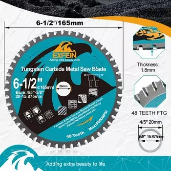 Режущий диск FTG 165/184 мм 48 зубов