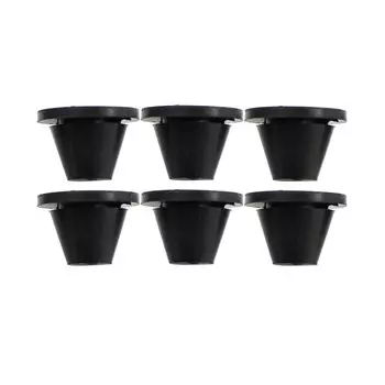 Резиновая боковая крышка мотоцикла, 6 шт., для Harley Touring Street Glide Electra Glide Road Glide FLHR 1996-2020