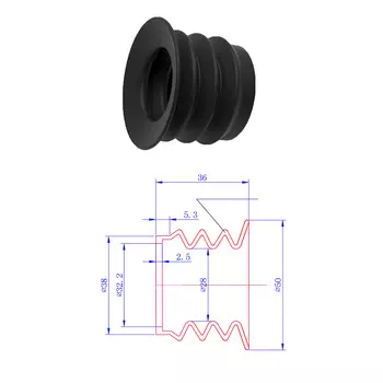 Резиновая чашка окуляра VBNM L36 35-40 мм