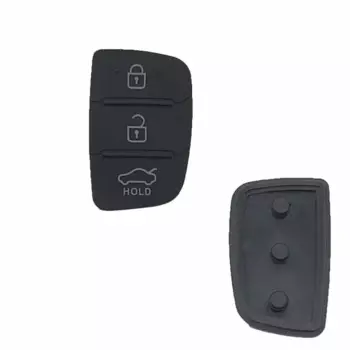 Резиновая клавиатура Xinyuexin для Hyundai I40 I30 IX35 IX40 IX45 Tucson Elantra Sante Fe, 3 кнопки, складной флип-ключ, автомобильный аксессуар