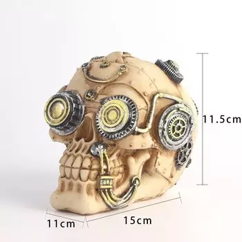 Резиновая скульптура черепа моquerry