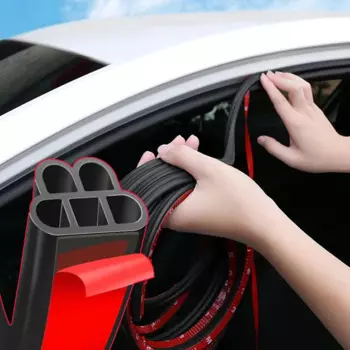 Резиновая уплотнительная лента для автомобильной двери, Уплотнители для автомобильных дверей, аксессуары для Hyundai Ix35 Solaris Mitsubishi Asx Outlander Pajero Kia Rio Ford Focus