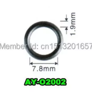 Резиновое кольцо для топливной форсунки 500, запчасти автозапчасти шт., подходит для инжектора (AY-O2002, 7,8*1,9 мм)