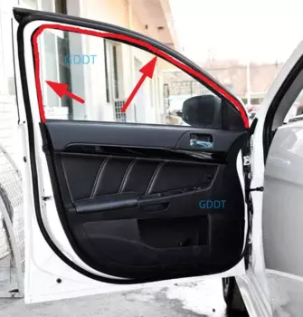 Резиновое уплотнение Runchannel для оконного стекла, 1 шт., для Lancer CX CY, с фианитом, стеклянное искусственное резиновое уплотнение 5705A615 5705A616