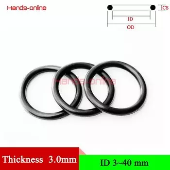 Резиновые уплотнительные кольца NBR Hands-online 3 мм