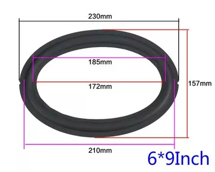 Резиновые подвески для динамиков GHXAMP 6x9 2 шт.