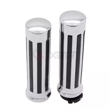 Резиновые ручки для Мотоциклов Harley, Honda, Kawasaki, Suzuki, Yamaha Bikes, Cruiser, Chopper, 7/8 дюйма, 22 мм и 1 дюйм, 25 мм