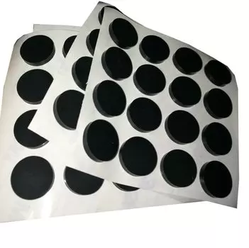 Резиновые самоклеящиеся накладки 4,5-20 мм черные