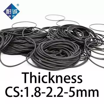 Резиновые уплотнительные кольца NC CS NBR 1.8/2.2/5 мм