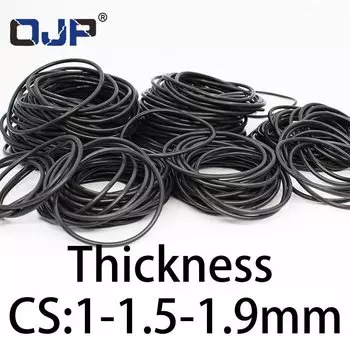 Резиновые уплотнительные кольца OJP 1/1,5/1,9 мм