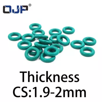 Резиновые уплотнительные кольца OJP FKM 1.9/2 мм