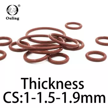 Резиновые уплотнительные кольца Ouling 1/1,5/1,9 мм