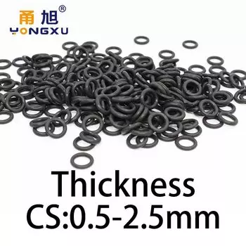 Резиновые уплотнительные кольца YONGXU 0,5/2,5 мм