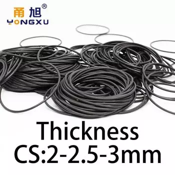 Резиновые уплотнительные кольца YONGXU 2-2,5-3 мм