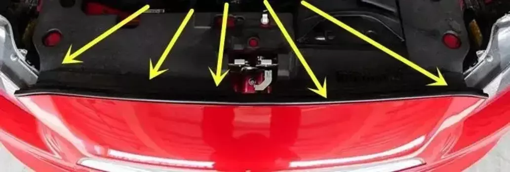 Резиновый капот для капота Lancer CX 5902A067 2007-2020, водонепроницаемая лента для капота Evo 10X5902A096, 3 варианта, 1 шт.