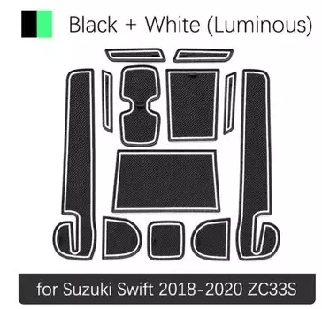 Резиновый противоскользящий коврик для дверей для Suzuki Swift, аксессуары ZC33S Suzuki Swift Sport Suzuki Swift 2018 Suzuki Swift 2020 Cup