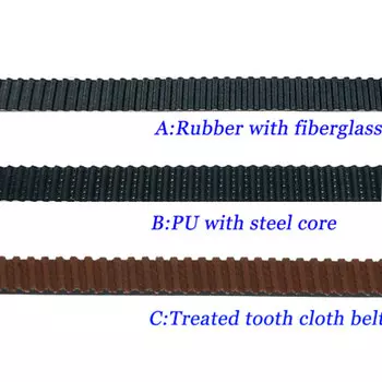 Резиновый ремень ГРМ GT2 черный 6 мм 5 м