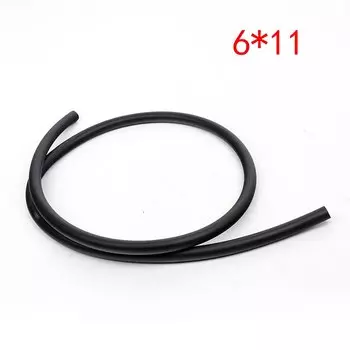 Резиновый шланг для мотоцикла, маслостойкая резиновая труба 5, 6, 7 мм, Нитриловый шланг для мопеда, кроссового велосипеда, 1 метр