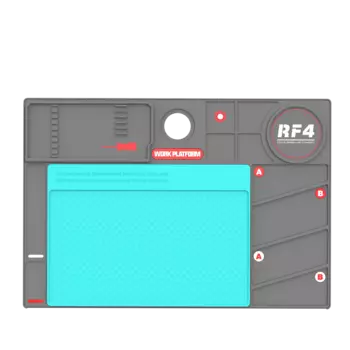 RF4 Силиконовый паяльный коврик для ремонта телефонов