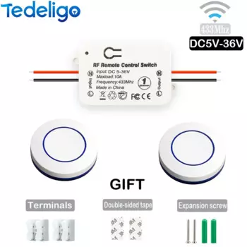 Беспроводной выключатель света Tedeligo RF 433 МГц