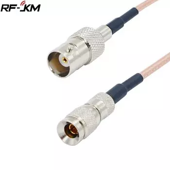 RF JKM Кабель DIN 1.0/2.3 Mini BNC - BNC Розовый золото