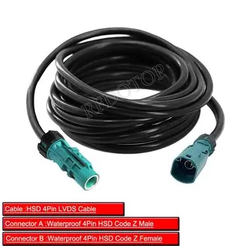 RFDOTOP 4Pin HSD LVDS кабель водонепроницаемый 10см