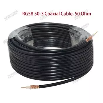 RFDOTOP RG58 Coaxial Cable 50 Ом