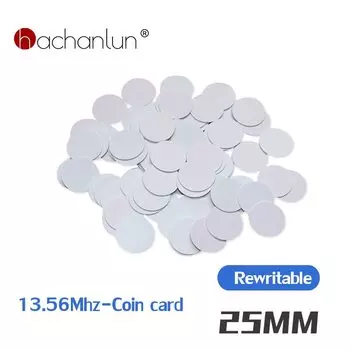 RFID метка NFC HACHANLUN UID-QB 25мм