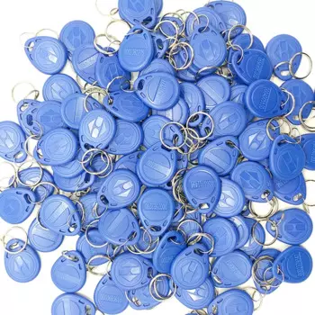 100 шт. RFID-метки 125 кГц, бесконтактные RFID-карты, брелки, брелки, контроль доступа, смарт-карта, 11 цветов, брелок, бесплатная доставка ,Read-only