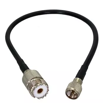 RG58 UHF SO239 Female Jack to Mini UHF Male plug RF кабель 4 дюйма ~ 5 м TTVXO