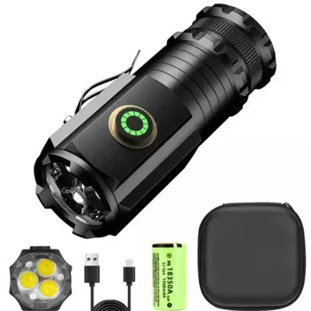 RGB Фонарь 2000 Люмен USB