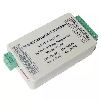 RGB контроллер YJBCo WS-DMX-RELAY-3CH