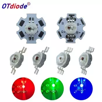 RGB LED чипы OTdiode 1Вт/3Вт