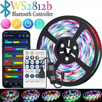 RGB LED лента NIMIMOON 5V USB Bluetooth