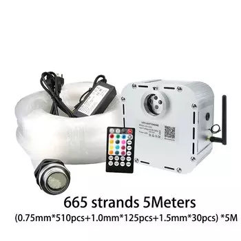 RGB мерцающее оптоволокно Kingmaled 32 Вт