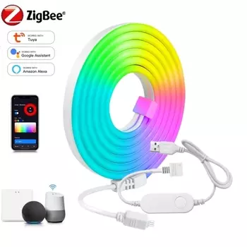 RGB неоновая светодиодная лента HEGEHE 5В