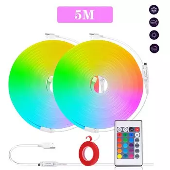RGB светодиодная лента KISUFU 1-5 м