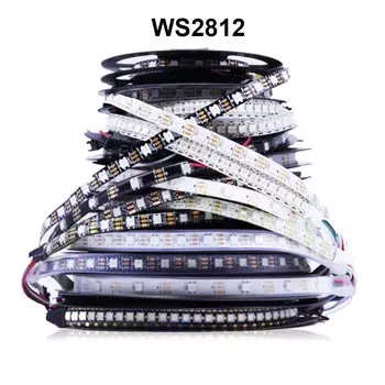 RGB светодиодная лента TNALANT WS2812 30/60/144 пикселей DC5V/12V