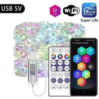 RGB светодиодные гирлянды Xnbada