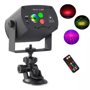 RGB светодиодный проектор для сцены, мини-дискотека, лазерный проектор, USB-пульт дистанционного управления, 6 Вт, стробоскоп, сценический эффект, освещение для свадебной вечеринки