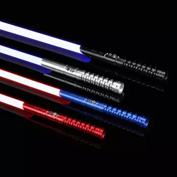 RGB световой меч, лазерный меч Sabre De Luz Kpop Lightstick Espada Rave, мигающая игрушка, металлическая ручка, тяжелый дуэльный бластерный меч