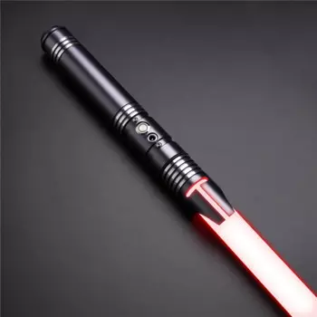 RGB световой меч с металлической ручкой, лазерный меч, тяжелая драпировка, 14 меняющихся цветов с силой FX Blaster, блокировка света