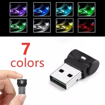 RGB USB-светильник для автомобиля