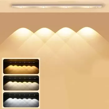 RGBCW Лампа для шкафа с датчиком движения 3 цветов