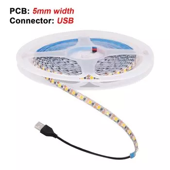 RGBCW Светодиодная лента 2835 теплый белый 5В 0.5 метра