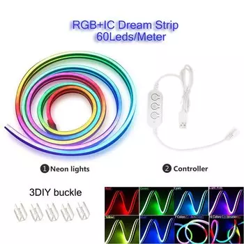 RGBIC светодиодная лента ZAHORIO 1 метр