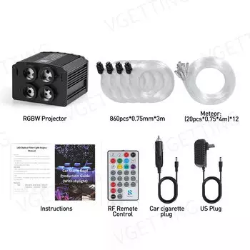 RGBW метеоритный потолочный светильник VGETTING