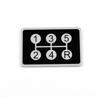 RhinoTuning 1 алюминиевый автомобильный наклейка ручная панель переключения передач 5 - ступенчатая панель General Motors