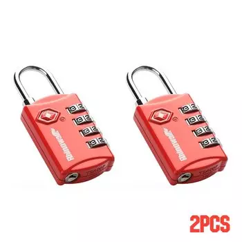 Rhinowalk TSA 4-значный кодовый замок, инструмент безопасности, замок, кодовый замок для чемодана, навесной замок, таможенный замок с паролем для сумки для верховой езды