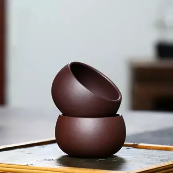 RI ONIY TEASET Фиолетовые чайные чашки из Исинской глины 2 шт.